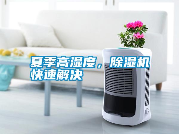 夏季高濕度，除濕機快速解決