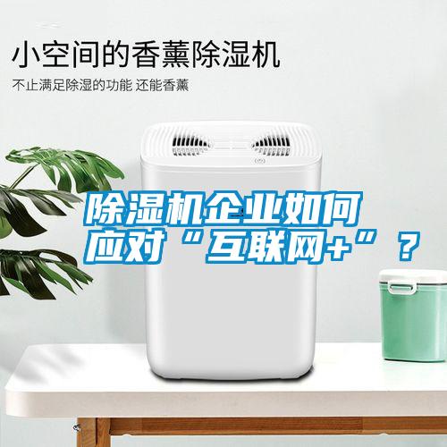 除濕機(jī)企業(yè)如何應(yīng)對“互聯(lián)網(wǎng)+”？