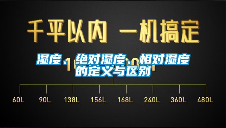濕度、絕對濕度、相對濕度的定義與區別