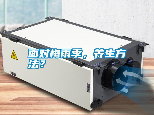面對梅雨季，養生方法？