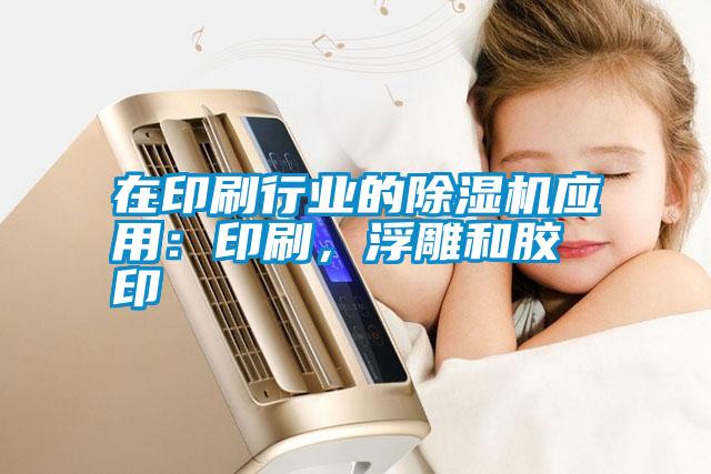 在印刷行業(yè)的除濕機應用：印刷，浮雕和膠印