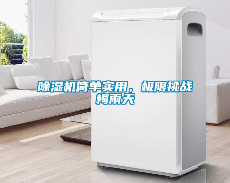 除濕機(jī)簡單實(shí)用，極限挑戰(zhàn)梅雨天
