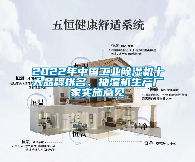 2022年中國(guó)工業(yè)除濕機(jī)十大品牌排名、抽濕機(jī)生產(chǎn)廠家實(shí)施意見