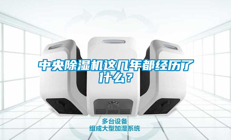中央除濕機這幾年都經歷了什么？