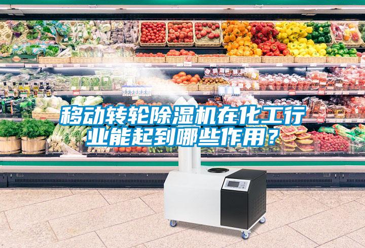 移動轉(zhuǎn)輪除濕機在化工行業(yè)能起到哪些作用？