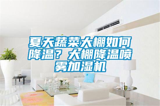 夏天蔬菜大棚如何降溫？大棚降溫噴霧加濕機