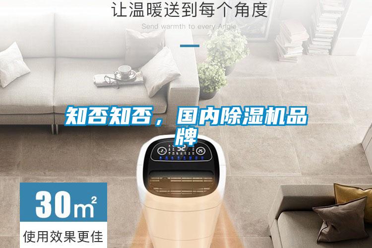 知否知否，國內(nèi)除濕機(jī)品牌