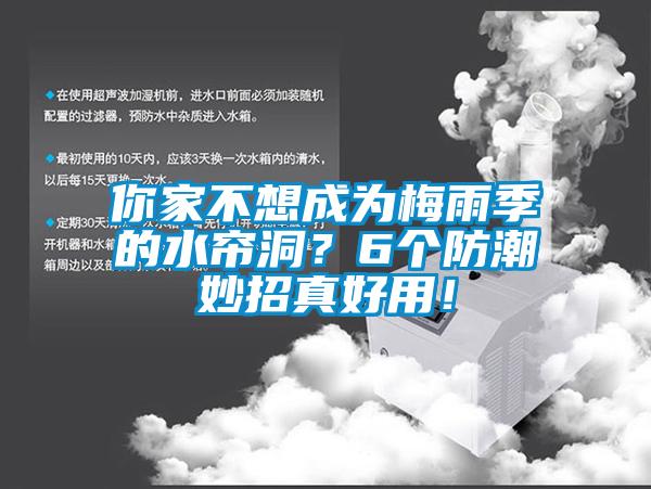 你家不想成為梅雨季的水簾洞？6個防潮妙招真好用！