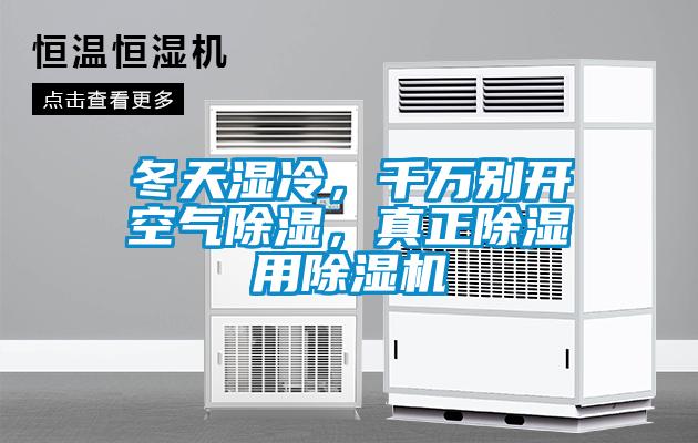 冬天濕冷，千萬(wàn)別開(kāi)空氣除濕，真正除濕用除濕機(jī)