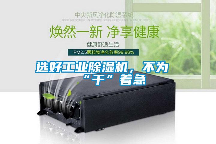 選好工業除濕機，不為“干”著急