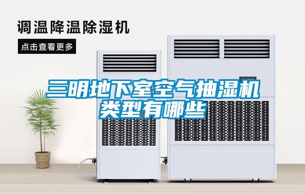 三明地下室空氣抽濕機(jī)類型有哪些