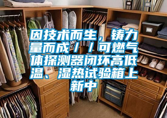 因技術(shù)而生，鑄力量而成／／可燃氣體探測器閉環(huán)高低溫、濕熱試驗箱上新中