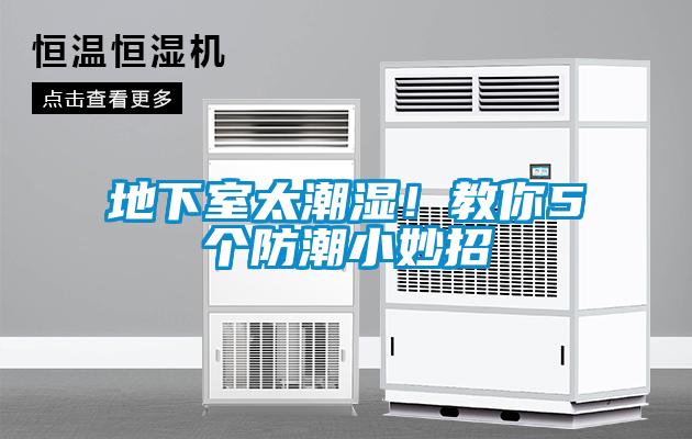 地下室太潮濕！教你5個防潮小妙招