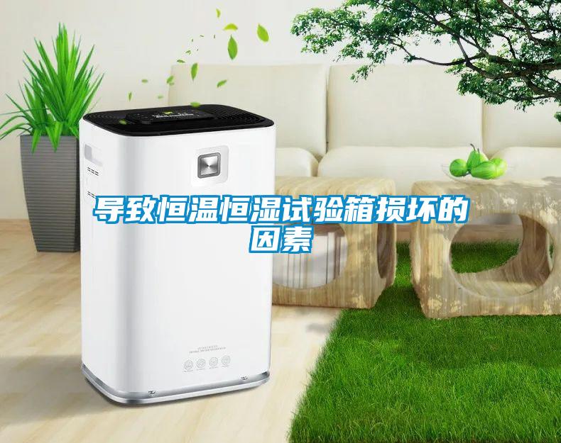 導(dǎo)致恒溫恒濕試驗箱損壞的因素