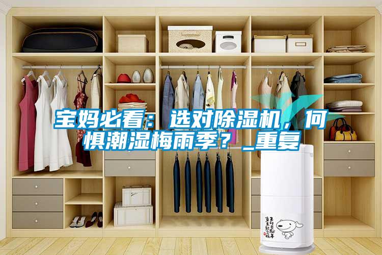 寶媽必看：選對除濕機，何懼潮濕梅雨季？_重復(fù)