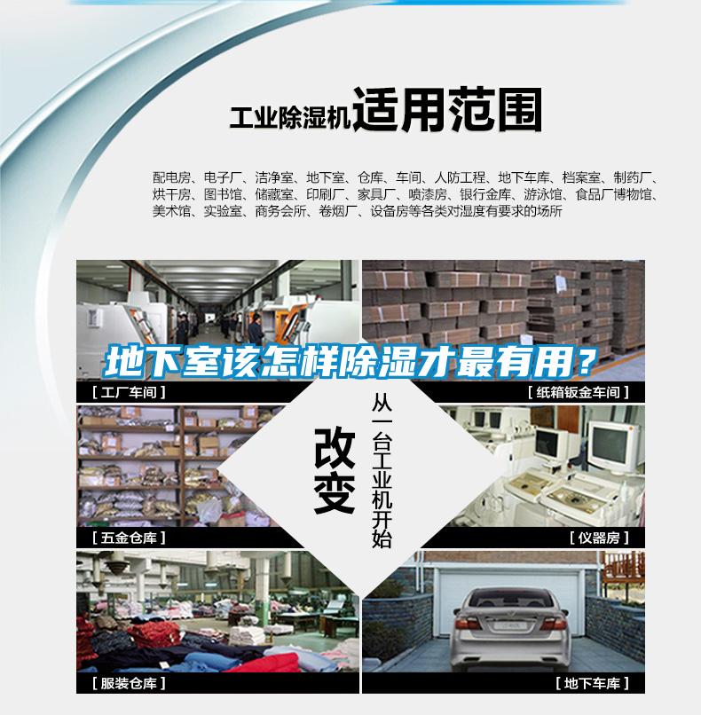 地下室該怎樣除濕才最有用？