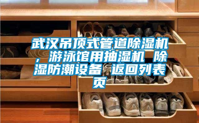 武漢吊頂式管道除濕機，游泳館用抽濕機 除濕防潮設備 返回列表頁