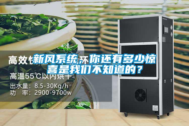 新風(fēng)系統(tǒng)，你還有多少驚喜是我們不知道的？