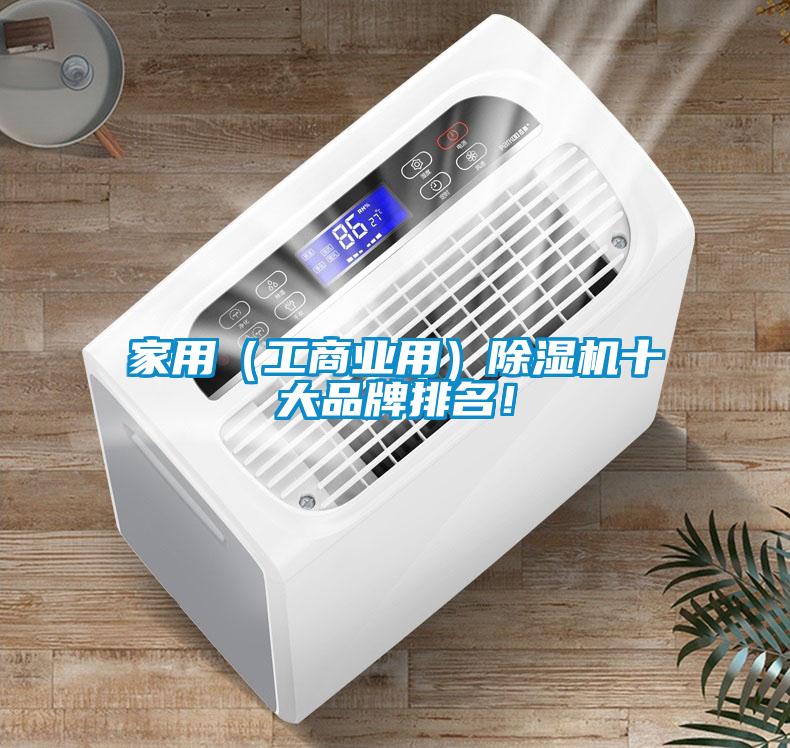 家用（工商業用）除濕機十大品牌排名！