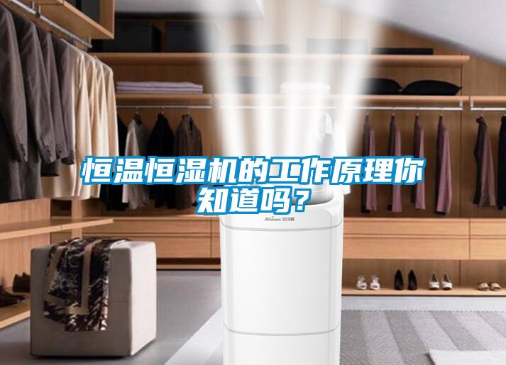 恒溫恒濕機的工作原理你知道嗎？