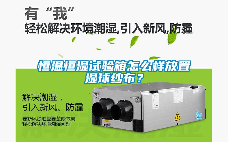 恒溫恒濕試驗箱怎么樣放置濕球紗布？