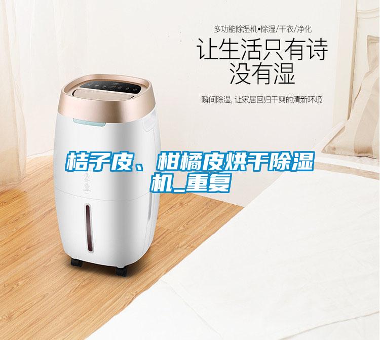 桔子皮、柑橘皮烘干除濕機_重復