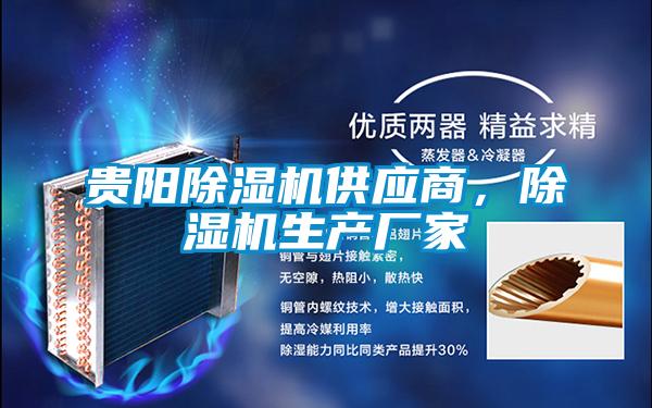 貴陽除濕機供應(yīng)商，除濕機生產(chǎn)廠家
