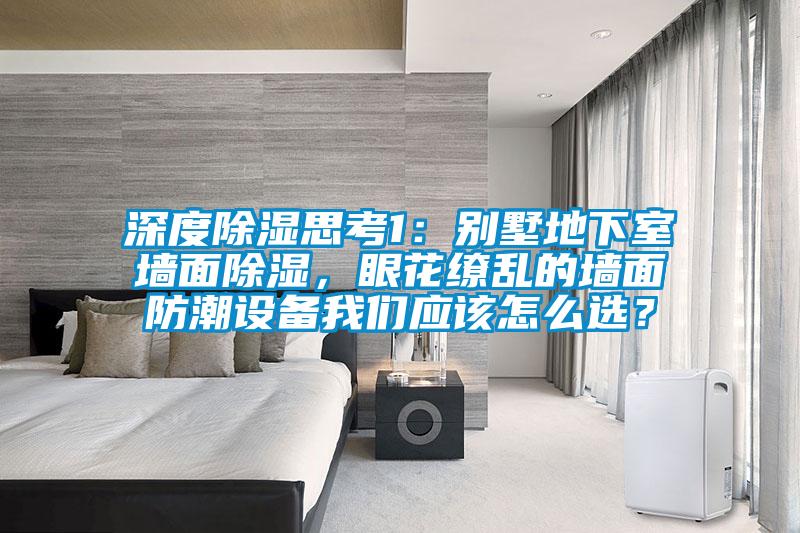 深度除濕思考1：別墅地下室墻面除濕，眼花繚亂的墻面防潮設備我們應該怎么選？