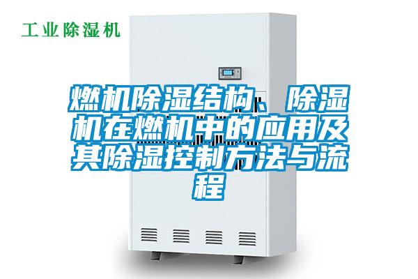 燃機除濕結構、除濕機在燃機中的應用及其除濕控制方法與流程