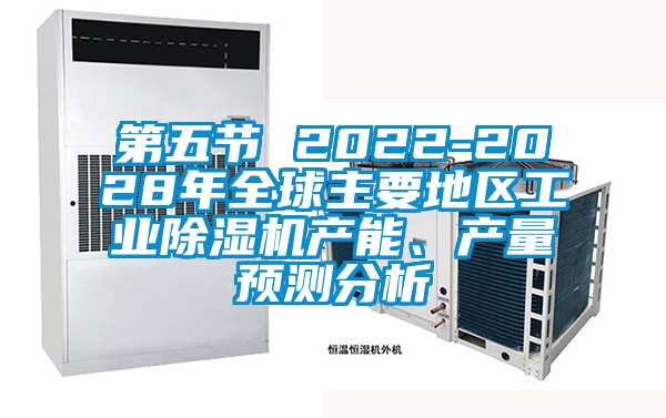 第五節(jié) 2022-2028年全球主要地區(qū)工業(yè)除濕機產能、產量預測分析