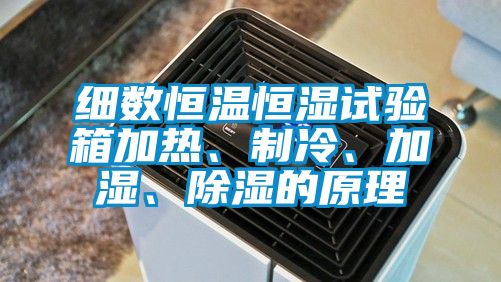 細數恒溫恒濕試驗箱加熱、制冷、加濕、除濕的原理