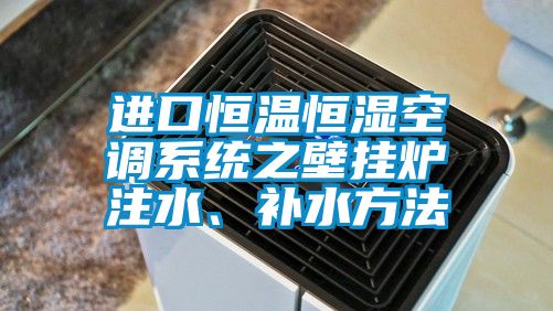 進口恒溫恒濕空調系統之壁掛爐注水、補水方法