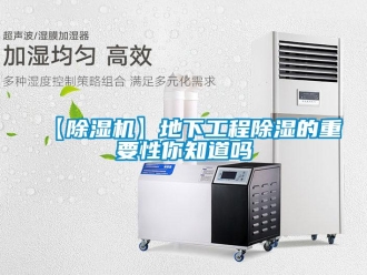 企業新聞【除濕機】地下工程除濕的重要性你知道嗎