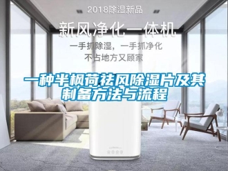 企業新聞一種半楓荷祛風除濕片及其制備方法與流程