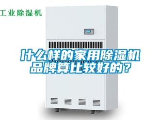 企業(yè)新聞什么樣的家用除濕機(jī)品牌算比較好的？