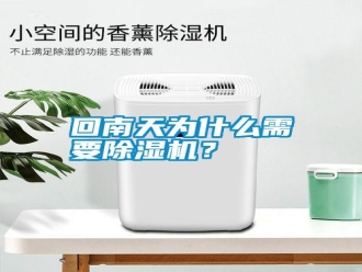 企業新聞回南天為什么需要除濕機？