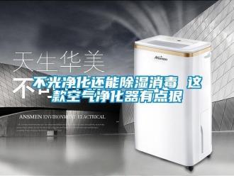 企業新聞不光凈化還能除濕消毒 這款空氣凈化器有點狠